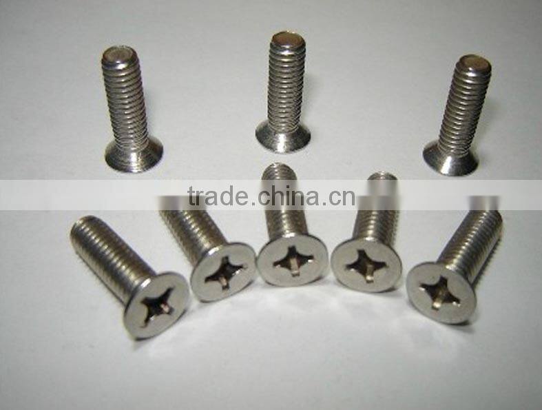 STAINLESS STEEL FLAT HEAD MACHINE SCREW