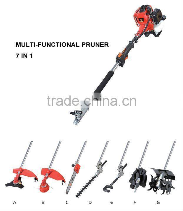 52 cc Multi Function cutter Petrol Chainsaw,Strimmer,Hedge trimmer,Extension 4 in1