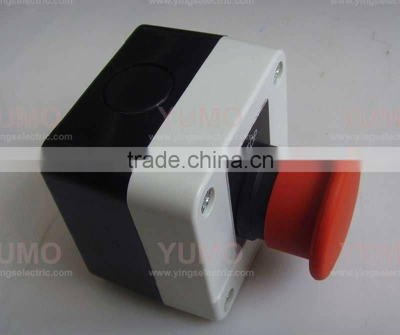 Push button switch LAY5-BA31L with lock red