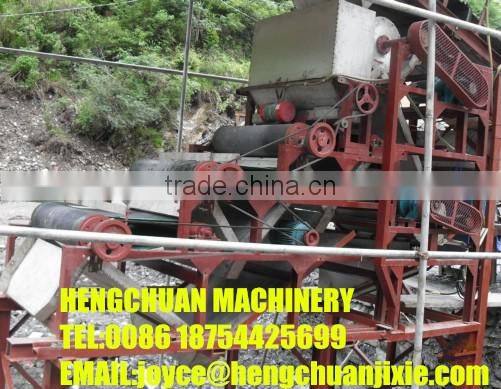 Magnetic Separator With Crusher/Sand Iron Ore Concentration Plant