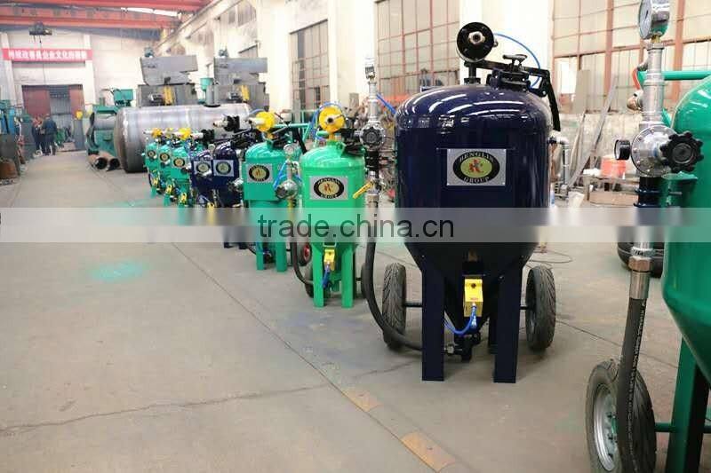 2017 shipyard equipment,American garnet blasting machine, 2017 Best quality low price 4 guns DB225 portable dustless sandblaster