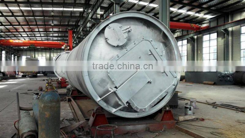 Manufacture of Pyrolysis and Distillation Plant Recycling Waste Tyre ,Plasitc, Waste Oil