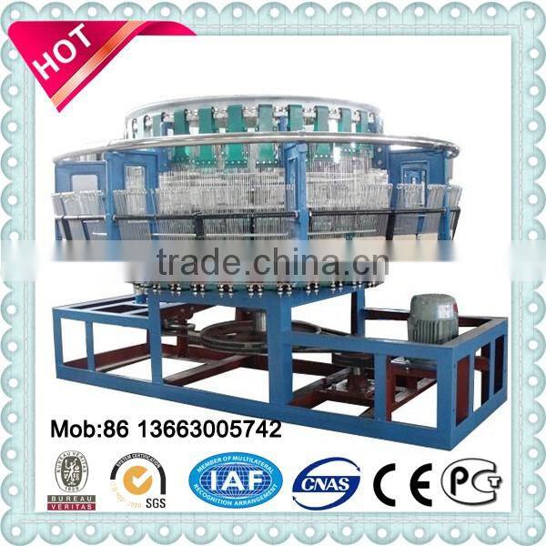 Mesh bag knitting machine for circular loom