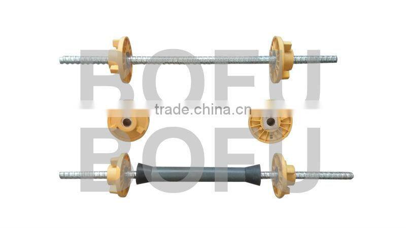 washers and tie rod spacers for formwork in construction