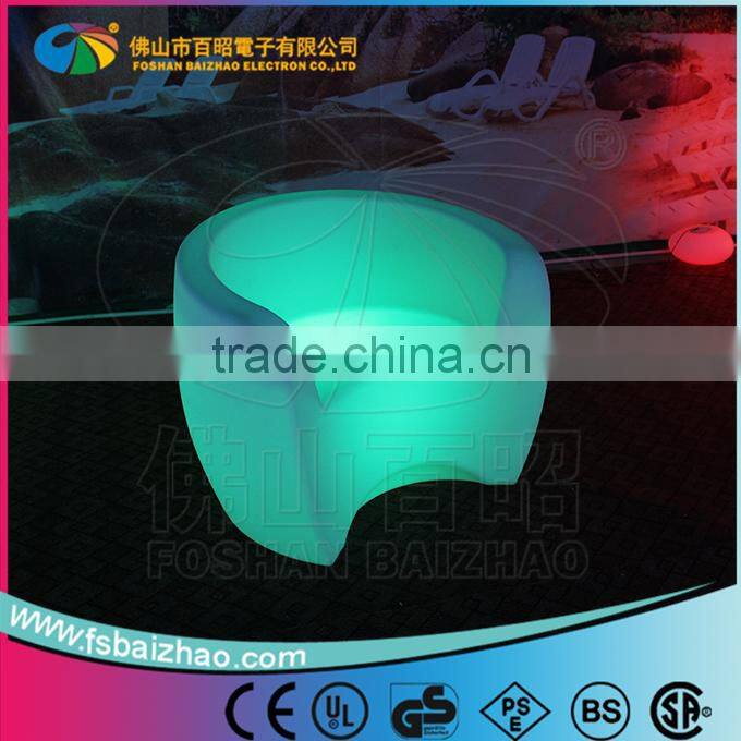 Rotational plastic Sofa Remote Control LED Bar furniture,LED Chair,Led Table