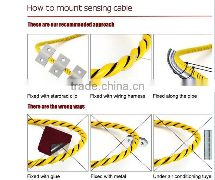 4 sense cable water leak detector, water leak detection system, water leakage alarm
