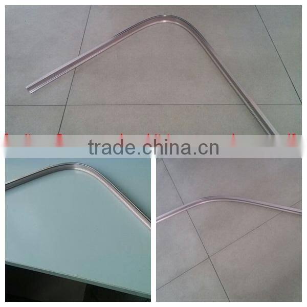 Sliding aluminium curtain rail