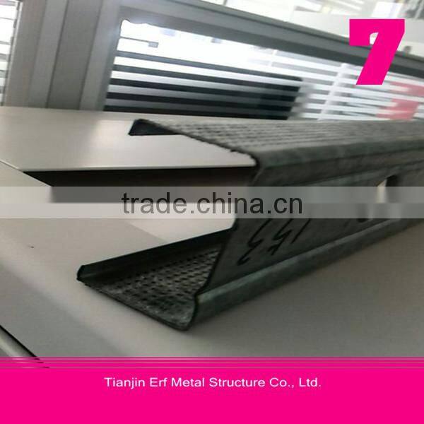 C profile, hot dipped galvanized steel c channel