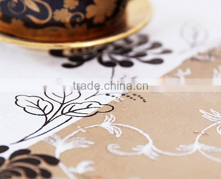 small order low price transparent pvc table cloth