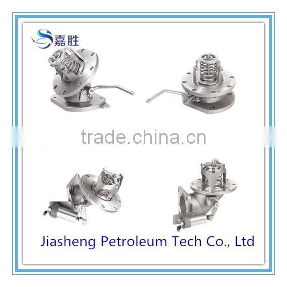 3" 180 Degree Through Way Stainless Steel Emergency Shut Off Valve