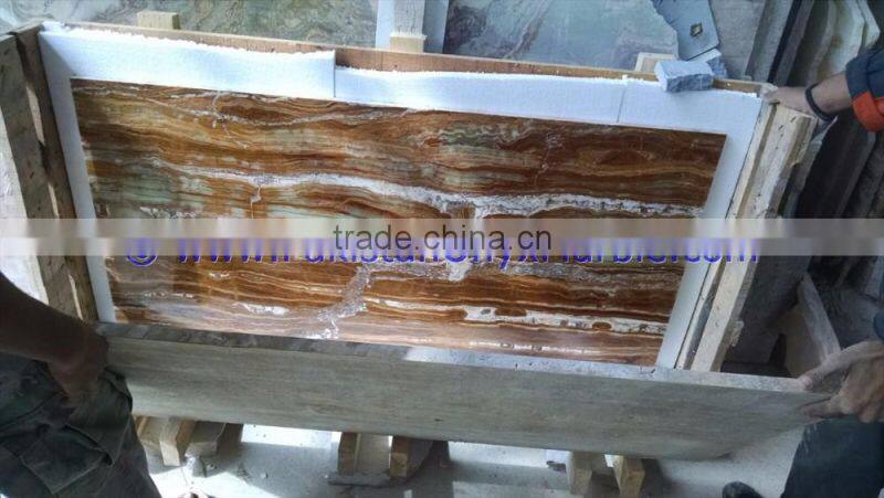 BEAUTIFUL MULTI BROWN ONYX TABLE TOPS COLLECTION