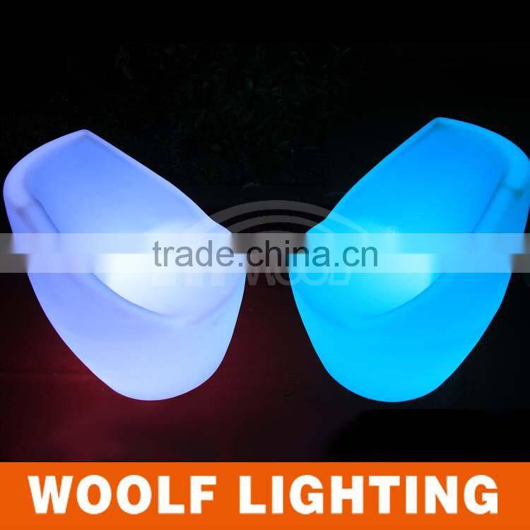 LED furniture 16 colors RGB changing led hotel chair