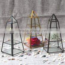 Micro landscape terrarium ornament hanging crystal glass flower vase