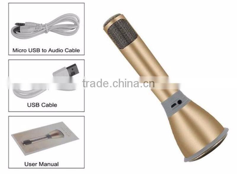 wireless bluetooth Mini Personal Portable Karaoke KTV Mobile Microphone Mini portable Karaoke microphone for Smartphones