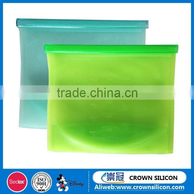 Free Sample!!!Silicone Fresh Vacuum/Kitchen Storage Bag/Food Container For Food