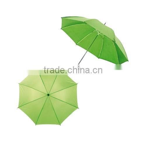 Big size golf umbrella with metal shaft and wooden handle