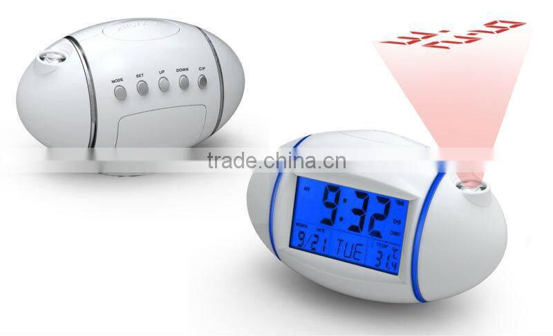 Egg Shape Nature sound Projection Alarm Clock