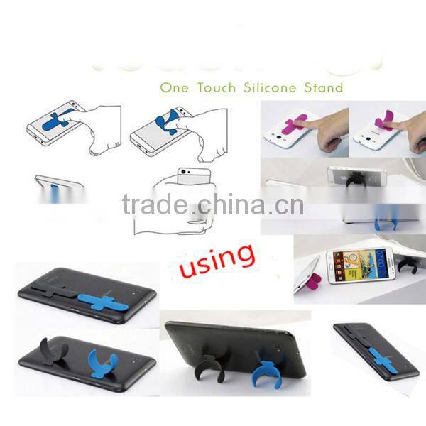 Silicone Slap Band Mobile Phone Holder for Mobile and Earphone