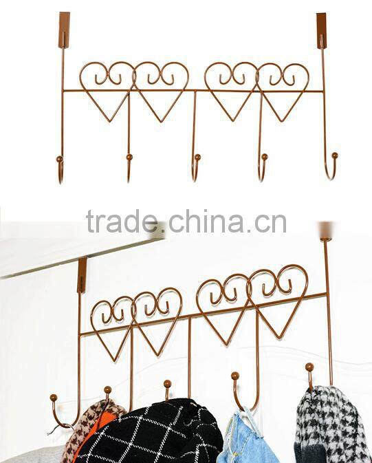Multi-Function Metal Over The Door Hanging Hooks