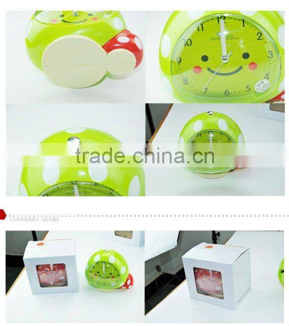Supply fashion cute talking alarm clock small order