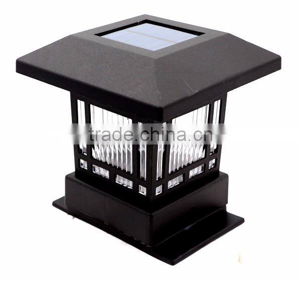 2PK 20 Lumens Solar Fence Post Cap Lights