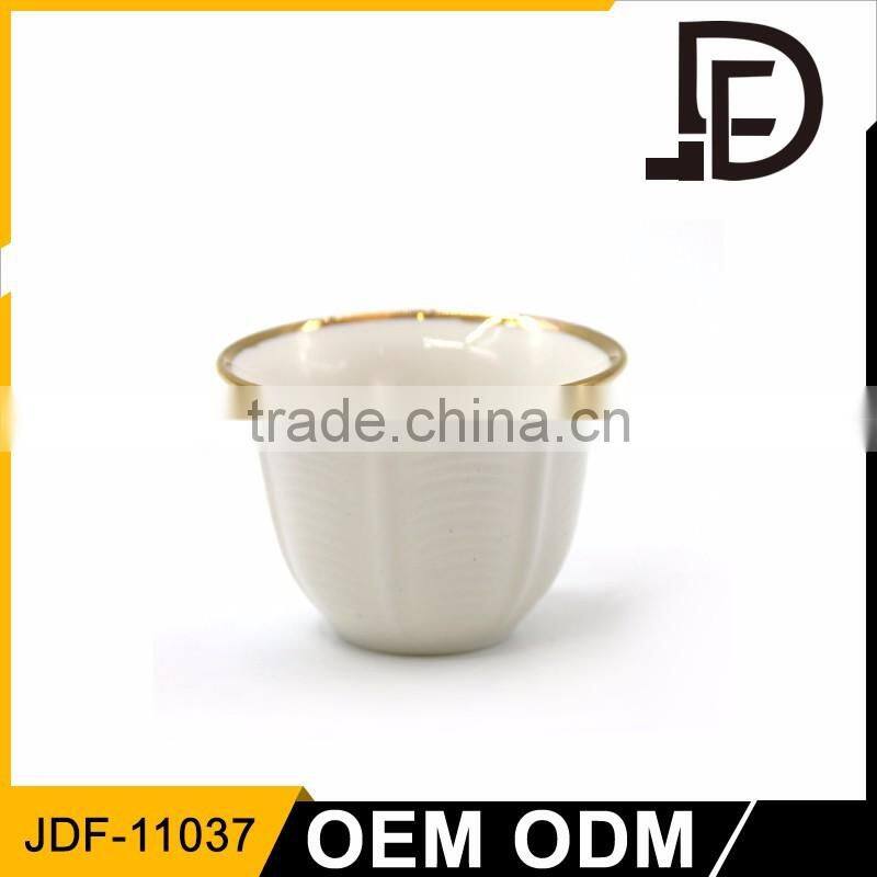 ceramic promotional wholesale porcelain cawa coffee cup set for Ramadan