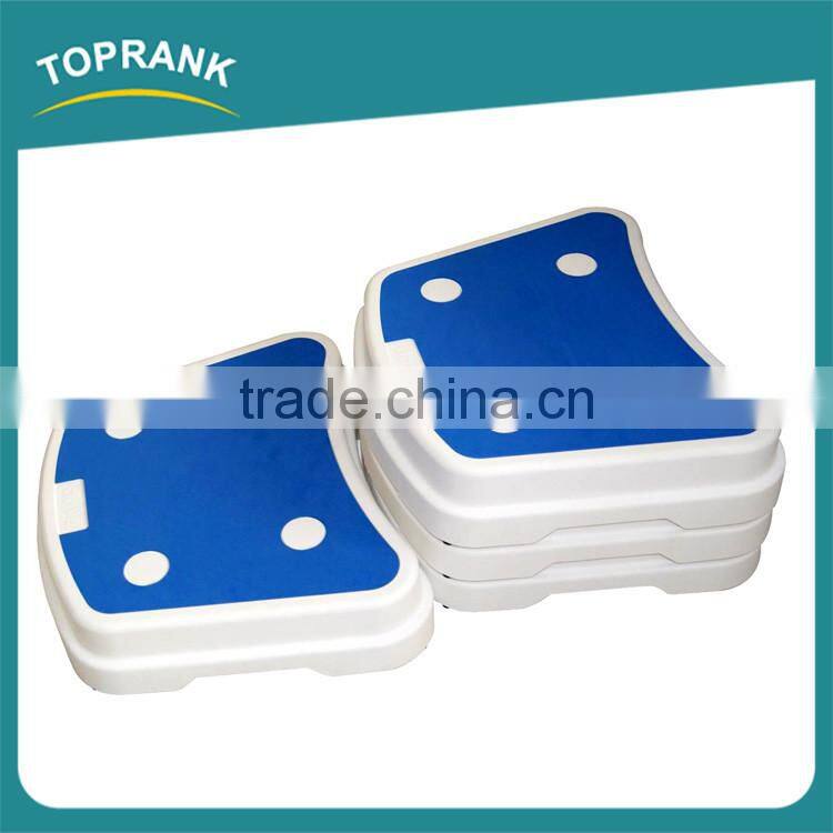 6pcs bathroom safe steps modular non-slip plastic portable bath step