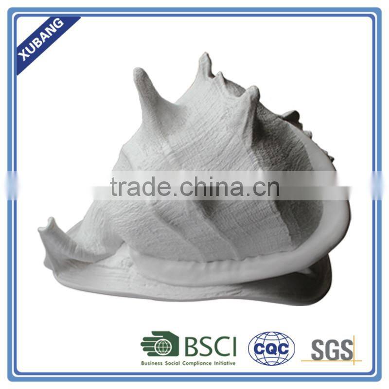 Ocean Theme Poly Resin Conch Decor Figurine