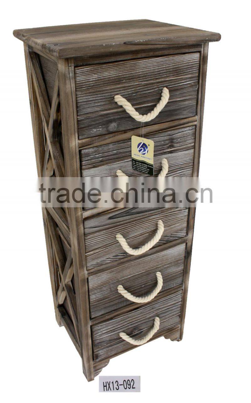 rustic furniture drawer cabinet unfinished wood furniture wholesale