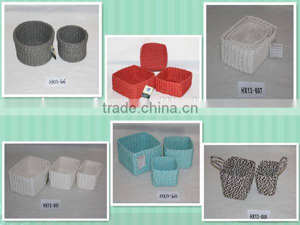 Beautiful Rectangle Seagrass Weave Storage Hesco Basket With Lining