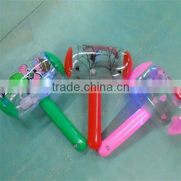 various colors cheering hand inflatable pvc hammer