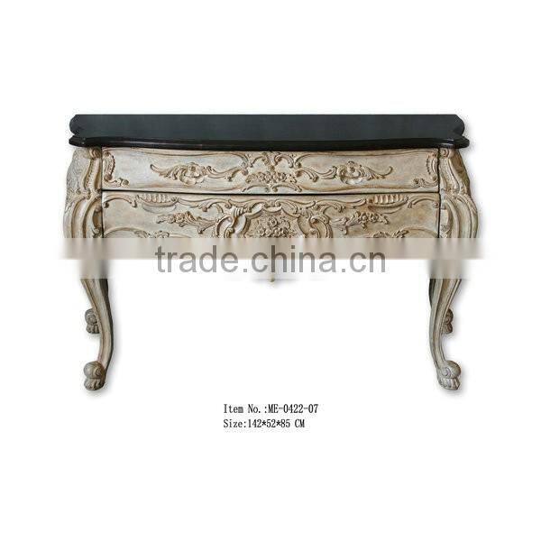 Barroco antique gold console table / home furniture ME-0422-01