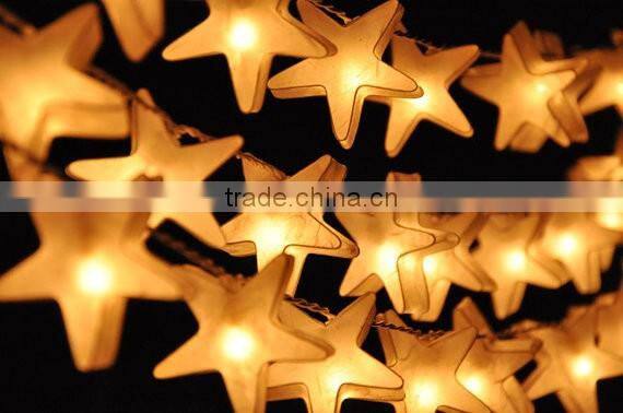 20 Handmade Star Lantern Battery Led Lights Decorative Hanging Lights
