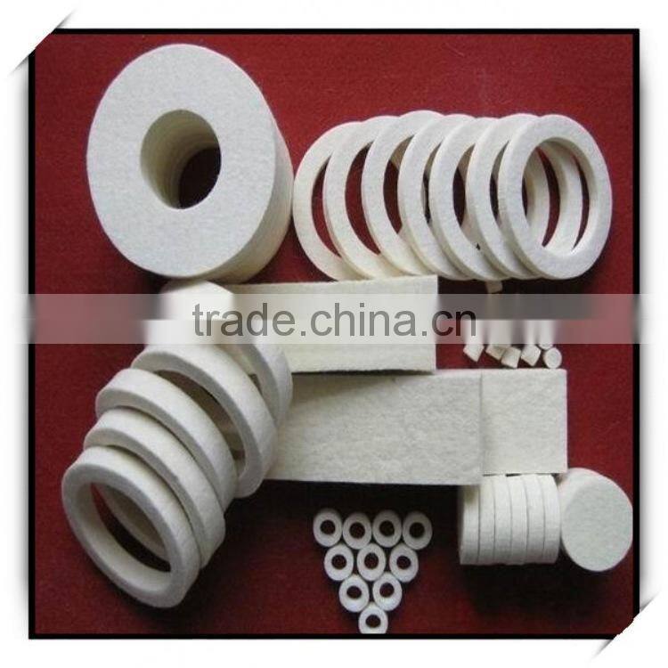 Industrial wool polishing felt
