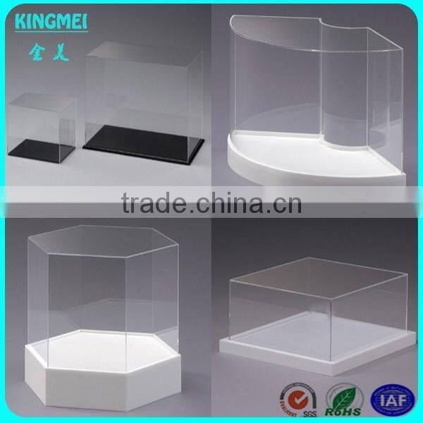 Transparent acrylic Cover for toy , plexiglass dust cover ,perspex display box