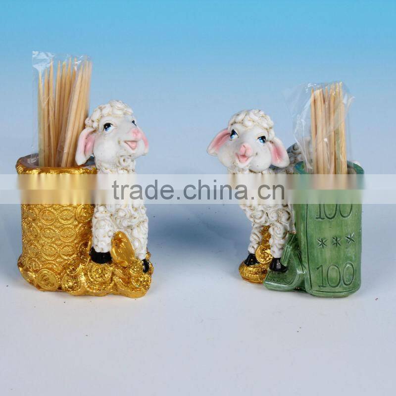 2015 cute resin sheep ashtrays for russia