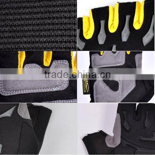 Men Cycling Fingerless Gloves