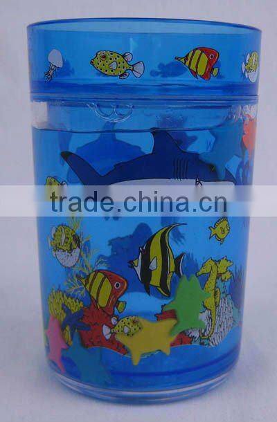 Plastic Double Wall Ice Cup for Promotion