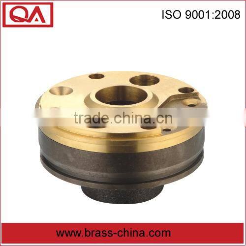 machined brass pump shell