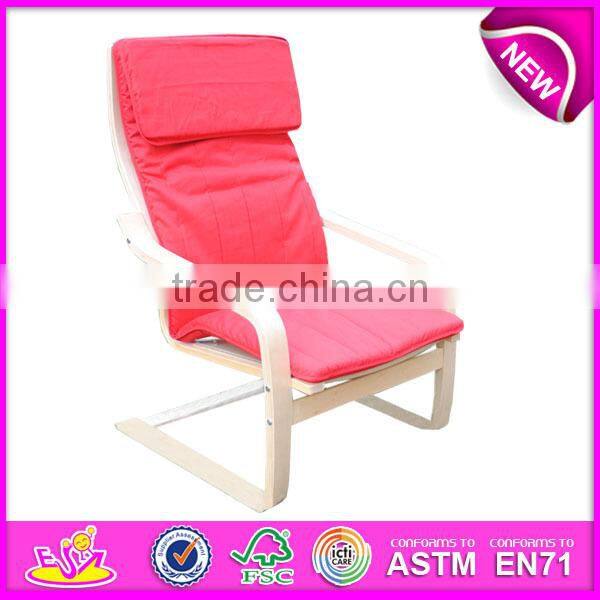 New product wooden Relax Sitting Chair,comfortable wooden toy relax sofa chair,best seller wooden relax chair W08F030