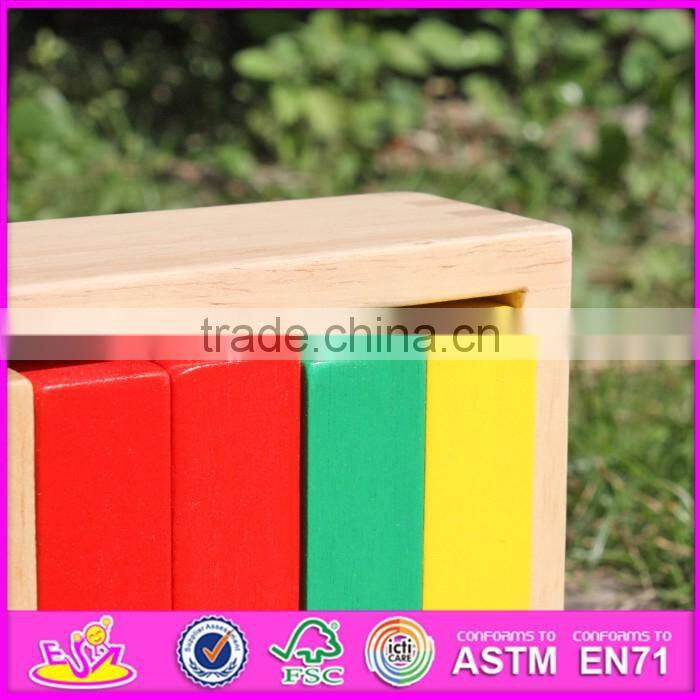 2017 New design 18 pieces funny blocks wooden building toys for boys W13A116