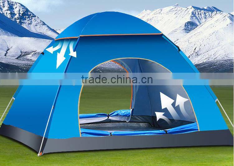 New breadfruit speed automatic open tent outdoor 3-4 person multiplayer automatic tent outdoor camping tent