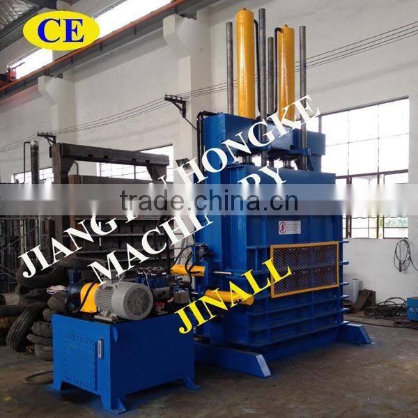 for tires hydraulic bale machine