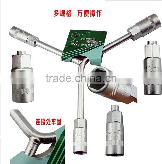 BERRYLION 12mm, 14mm, 17mm three triangle socket hex head wrench cross wrench for sale