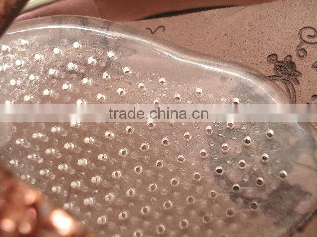 Comfortable forefoot cool gel insole /gel half insole/ lady forefoot pad