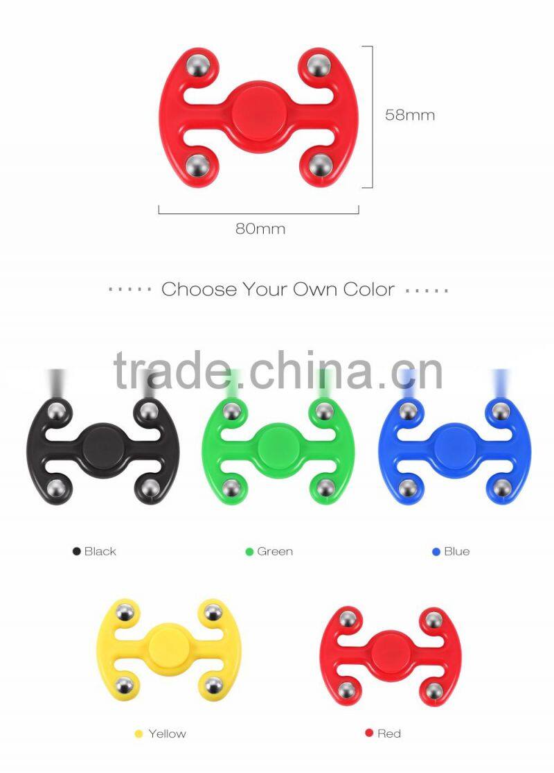 Fidget Hand Spinner Finger Toy Stress Reliever Killing Time Adults/Kids yellow