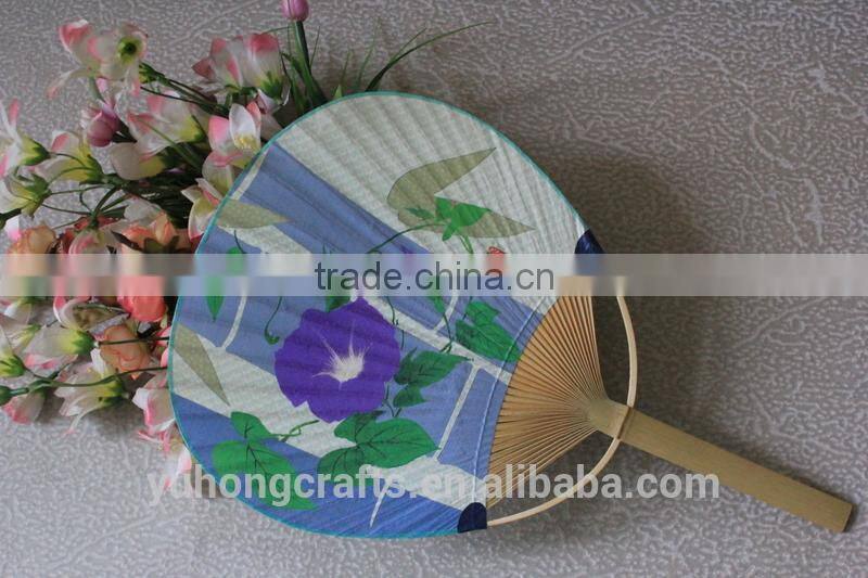 Traditional Japanese Paper fans round fan for cooling