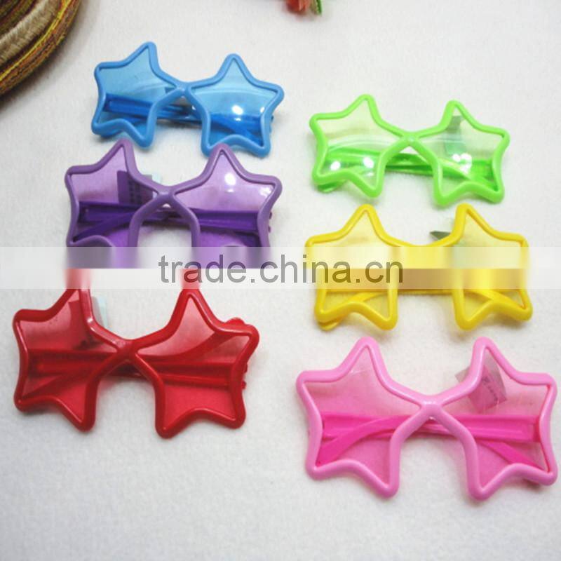 Colorful Kids Sunglasses Star Shaped Plastic Galsses Wholesale