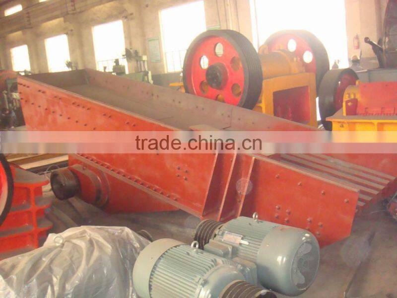 Screening Function Vibrating Feeder for Stone Crusher Feeding