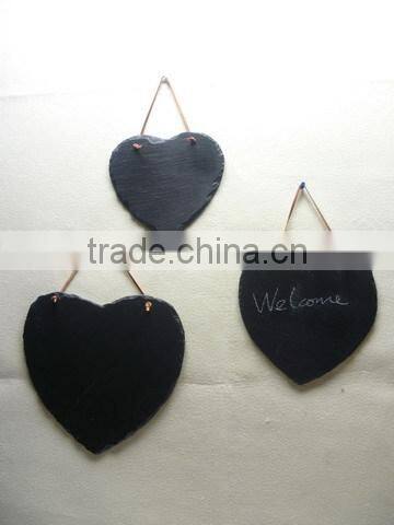 Heart Memo Chalk Board Chalkboard Wooden Washed 3 Sizes